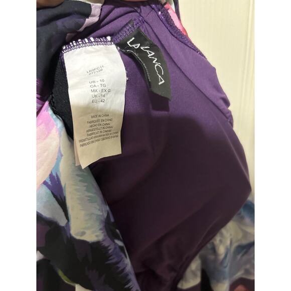 La Blanca Off the shoulder Ruffle One Piece Swimsuit 10 - Picture 4 of 4